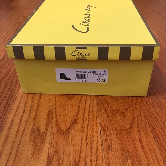 Sam Edelman Circus Black Croc Daysi Boot - Picture 5 of 5